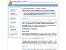Tablet Screenshot of cellphonesafety.org